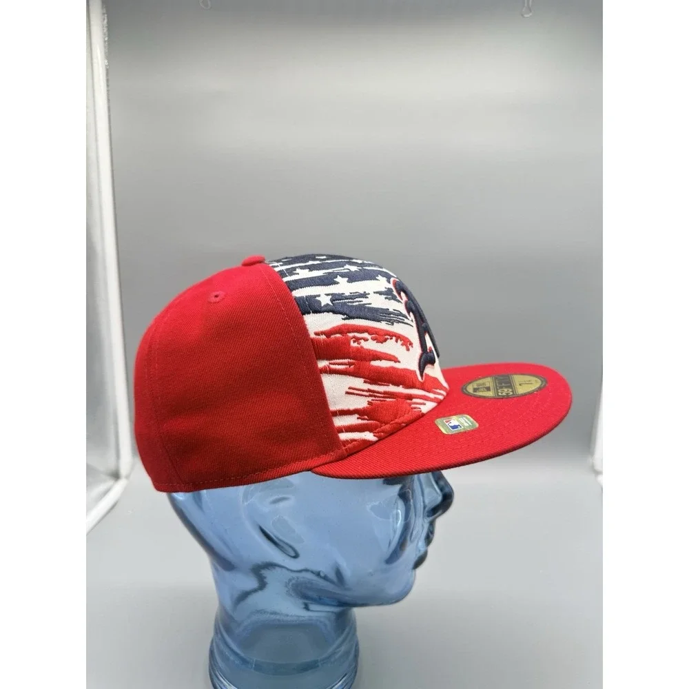 New‎ Era 59FIFTY Red Athletics 2022 4th of July On-Field Fitted Men's 7 3/8 Hat
